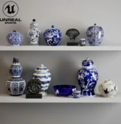 Williams-Sonoma Набор для домашнего декора 2 3D модель скачать на ru.cg.market, Unreal Engine.