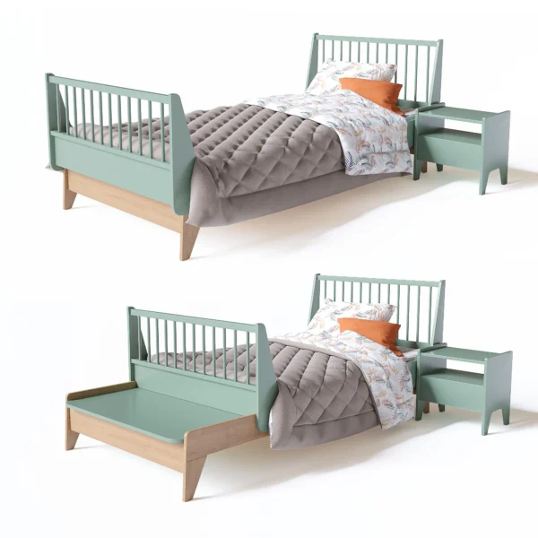 Кровать Willox от La Redoute 3D модель скачать в формате 3ds max 2018 Corona Render для дизайна интерьеров детской спальни
