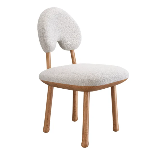 Дизайнерский стул для макияжа Solid wood chai 3d модель для 3ds max Corona Render