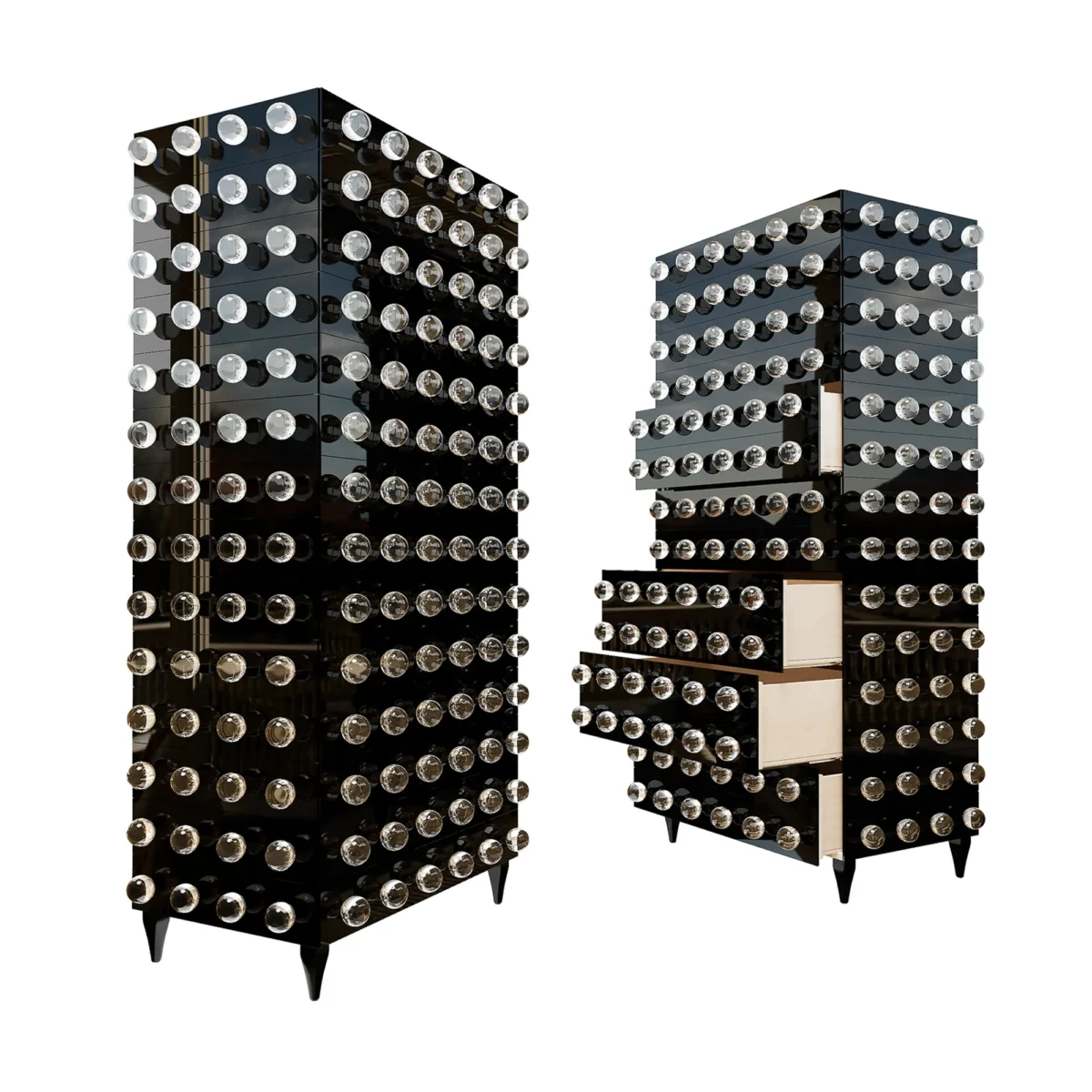 Шкаф Roberto Giulio Rida Settimanile tall chest of drawers 3D модель скачать на ru.cg.market, 3ds max, Corona Render