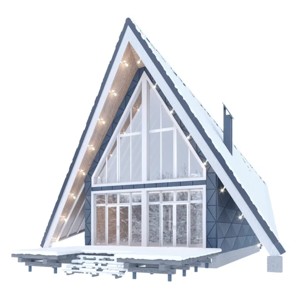 Зимний дом в лесу 3D модель скачать на ru.cg.market, 3ds max, Corona Render, V-Ray