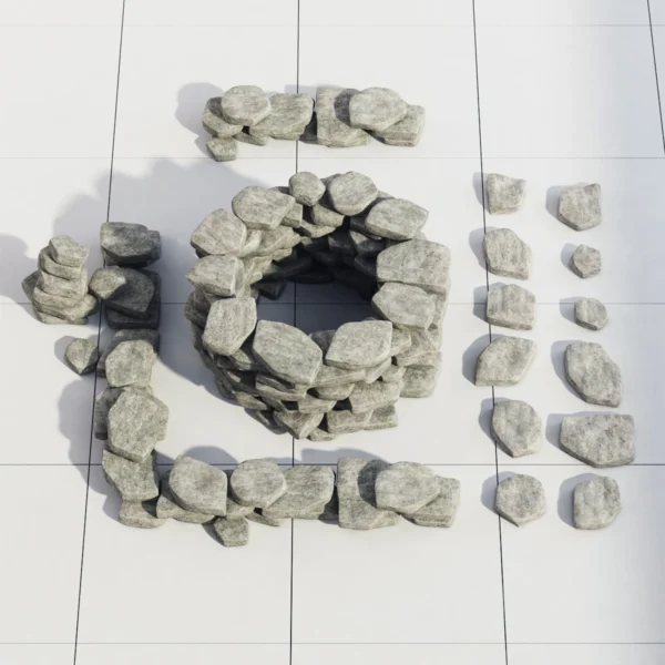 Коллекция камней 3D модель скачать на ru.cg.market, 3ds max, V-Ray