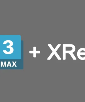 Использование XRef в 3ds Max