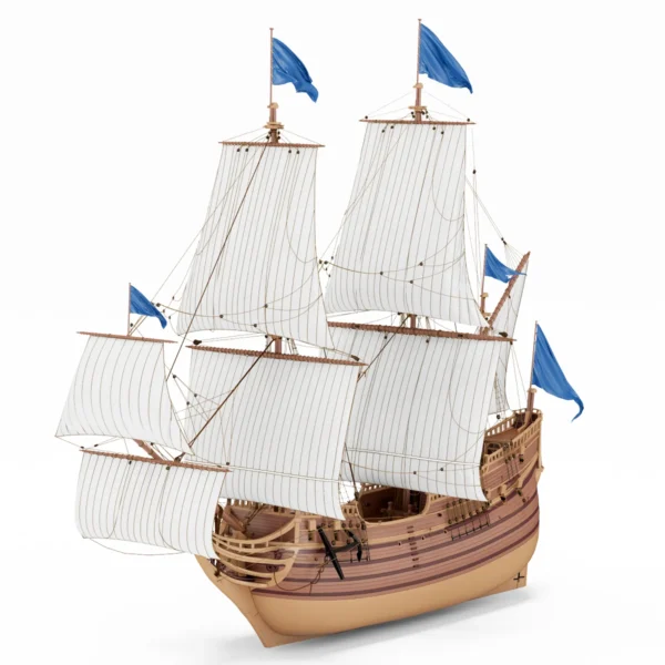 Корабль 18 века 3D модель скачать на ru.cg.market, 3ds max, Corona Render, V-Ray.