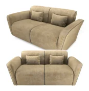 Диван GROOVE Milano Bedding 3D модель скачать на ru.cg.market, 3ds max, Corona Render.