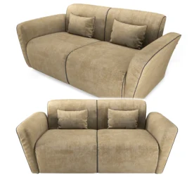 Диван GROOVE Milano Bedding 3D модель скачать на ru.cg.market, 3ds max, Corona Render.