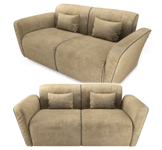 Диван GROOVE Milano Bedding 3D модель скачать на ru.cg.market, 3ds max, Corona Render.