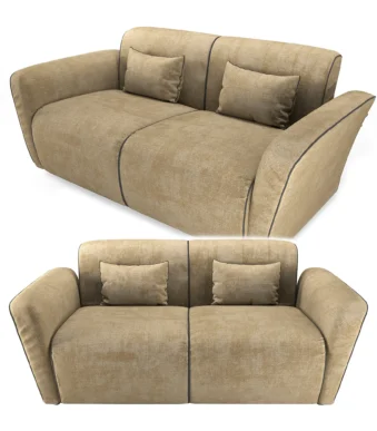 Диван GROOVE Milano Bedding 3D модель скачать на ru.cg.market, 3ds max, Corona Render.