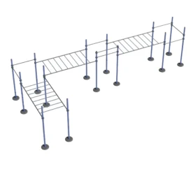 Рукоход MB Barbell MB 7.60/3 3D модель скачать на ru.cg.market, 3ds max, Corona Render, V-Ray, Fstorm, Blender.